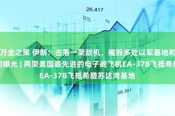 万全之策 伊朗：击落一架敌机，摧毁多处以军基地和设施，现场图曝光 | 两架美国最先进的电子战飞机EA-37B飞抵希腊苏达湾基地
